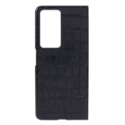 For Honor Magic V2 5G Case Shockproof Crocodile Texture PC Phone Protective Shell