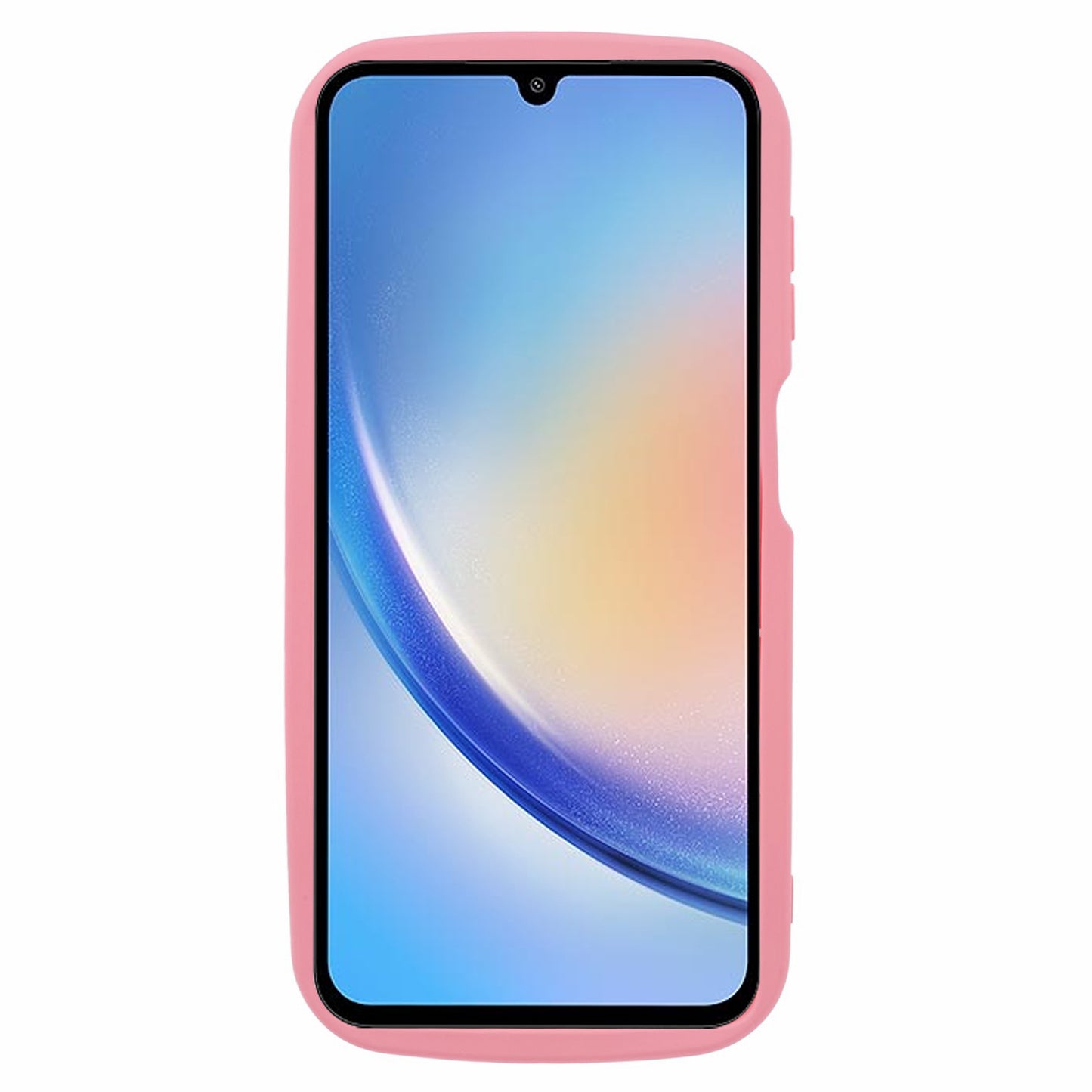 For Samsung Galaxy A34 5G Case Candy Color Anti-scratch Soft TPU Rubberized Phone Cover