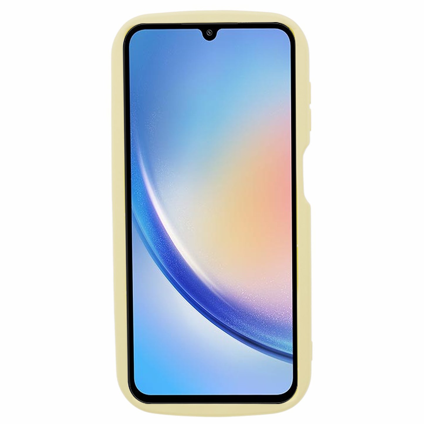 For Samsung Galaxy A34 5G Case Candy Color Anti-scratch Soft TPU Rubberized Phone Cover