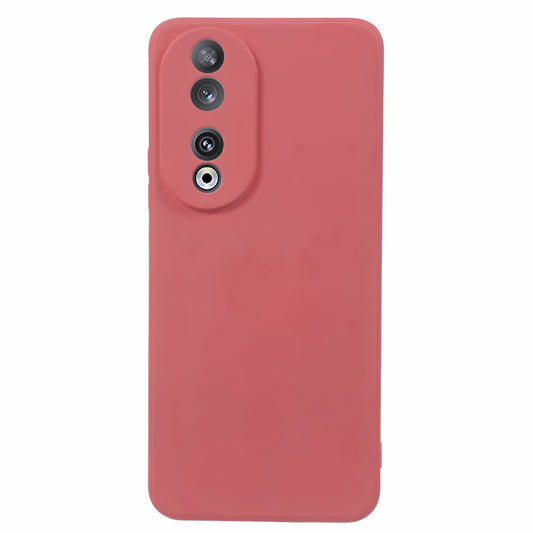 For Honor 90 Pro Case Fiber Lining Rubberized TPU Anti-Slip Phone Cover