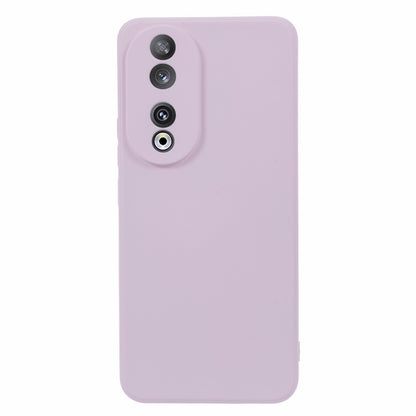 For Honor 90 Pro Case Fiber Lining Rubberized TPU Anti-Slip Phone Cover