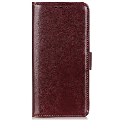 For Huawei Mate 60 PU Leather Wallet Phone Case Crazy Horse Texture Stand Cover