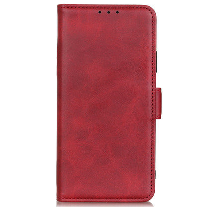 For Huawei Mate 60 Cowhide Texture Phone Case PU Leather Wallet Stand Anti-scratch Shell