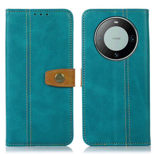 For Huawei Mate 60 PU Leather Smartphone Case Calf Texture Wallet Stand Cover