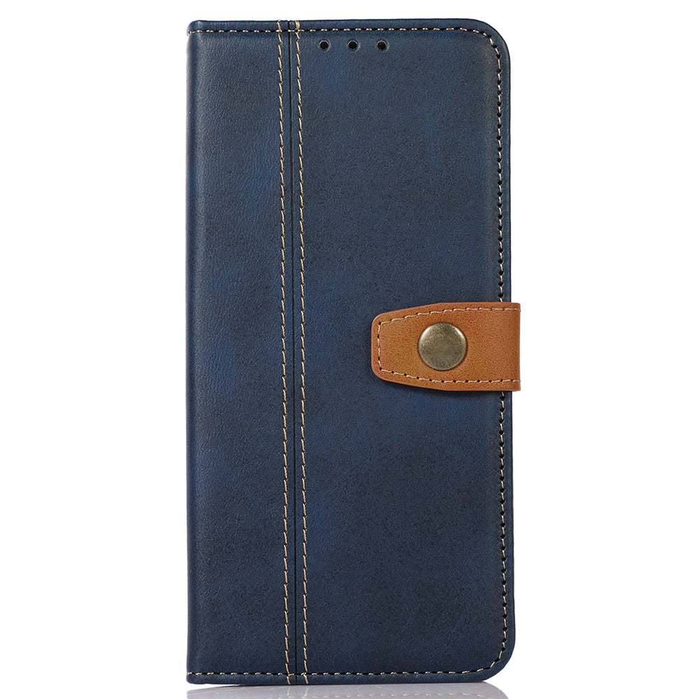 For Huawei Mate 60 PU Leather Smartphone Case Calf Texture Wallet Stand Cover