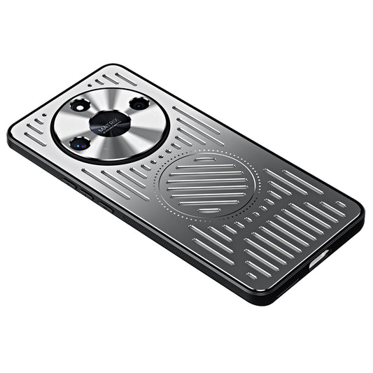 For Honor X50 Hollow Heat Dissipation Phone Back Case Compatible with MagSafe TPU+Aluminum Alloy Cover