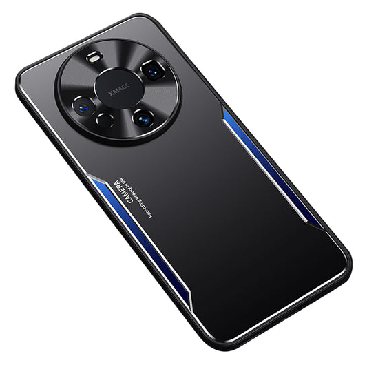 For Huawei Mate 60 TPU + Aluminum Alloy Phone Case Fall Protection Cellphone Back Cover
