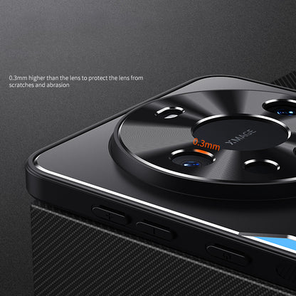 For Huawei Mate 60 TPU + Aluminum Alloy Phone Case Fall Protection Cellphone Back Cover