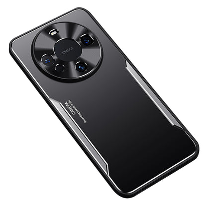 For Huawei Mate 60 TPU + Aluminum Alloy Phone Case Fall Protection Cellphone Back Cover