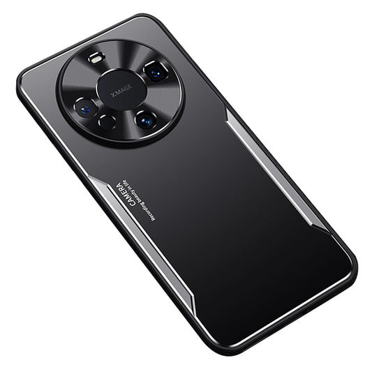 For Huawei Mate 60 TPU + Aluminum Alloy Phone Case Fall Protection Cellphone Back Cover