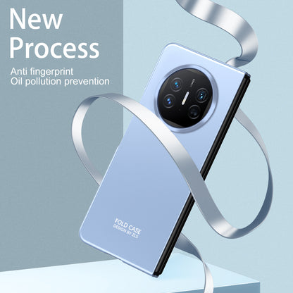 For Huawei Mate X5 Hard PC Phone Drop Protection Case Folding Phone Cover with Tempered Glass Film
