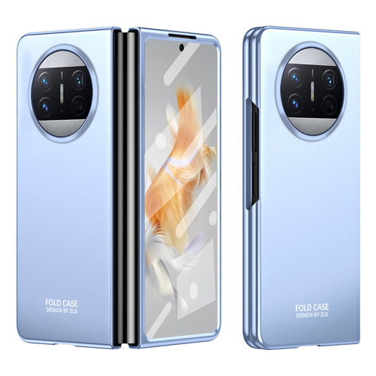 For Huawei Mate X3 5G Protective Phone Case Hard PC Anti-Scratch Cover with Tempered Glass Film