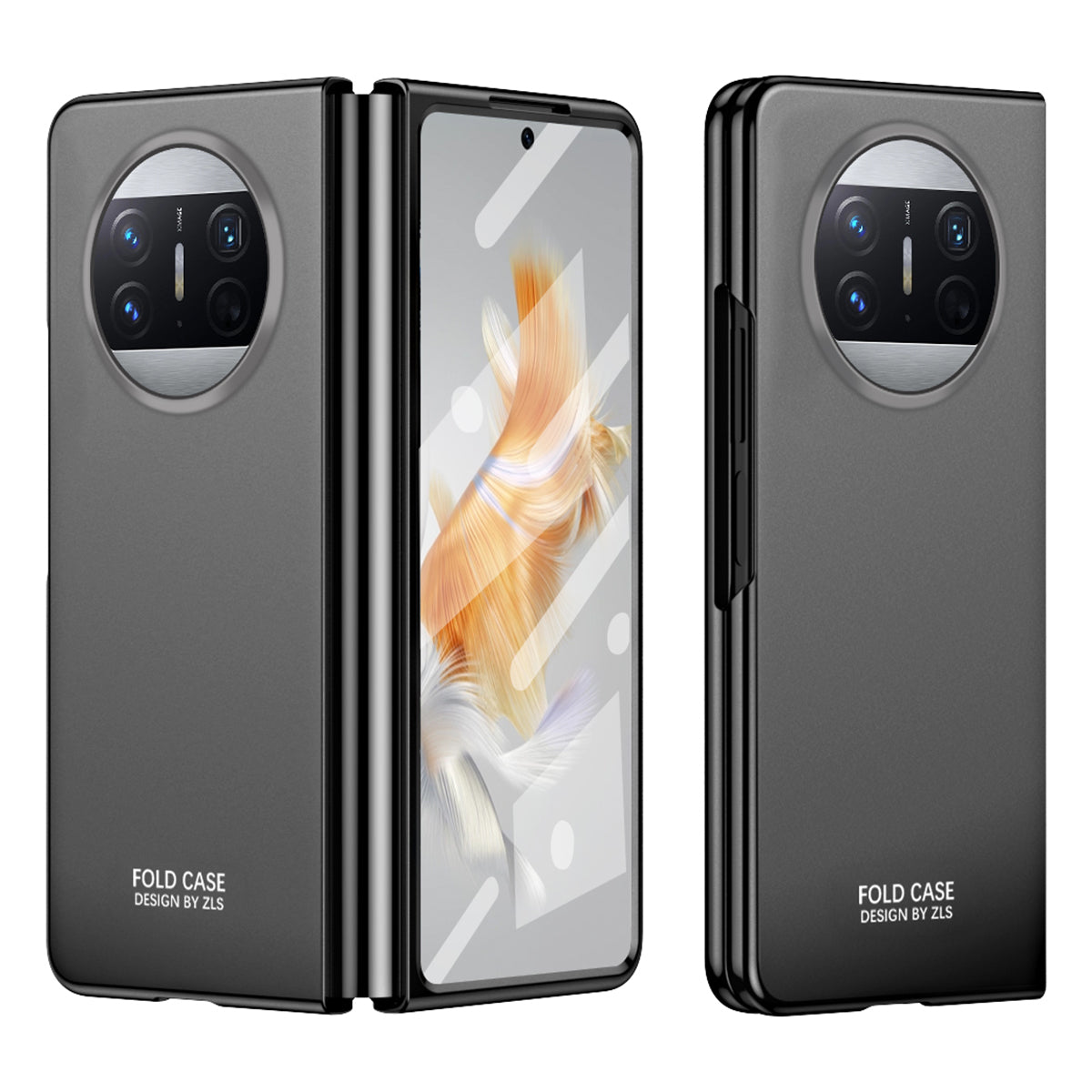 For Huawei Mate X3 5G Protective Phone Case Hard PC Anti-Scratch Cover with Tempered Glass Film