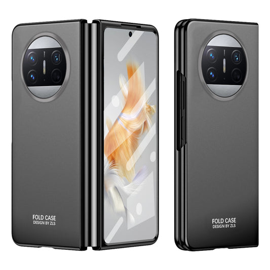For Huawei Mate X3 5G Protective Phone Case Hard PC Anti-Scratch Cover with Tempered Glass Film