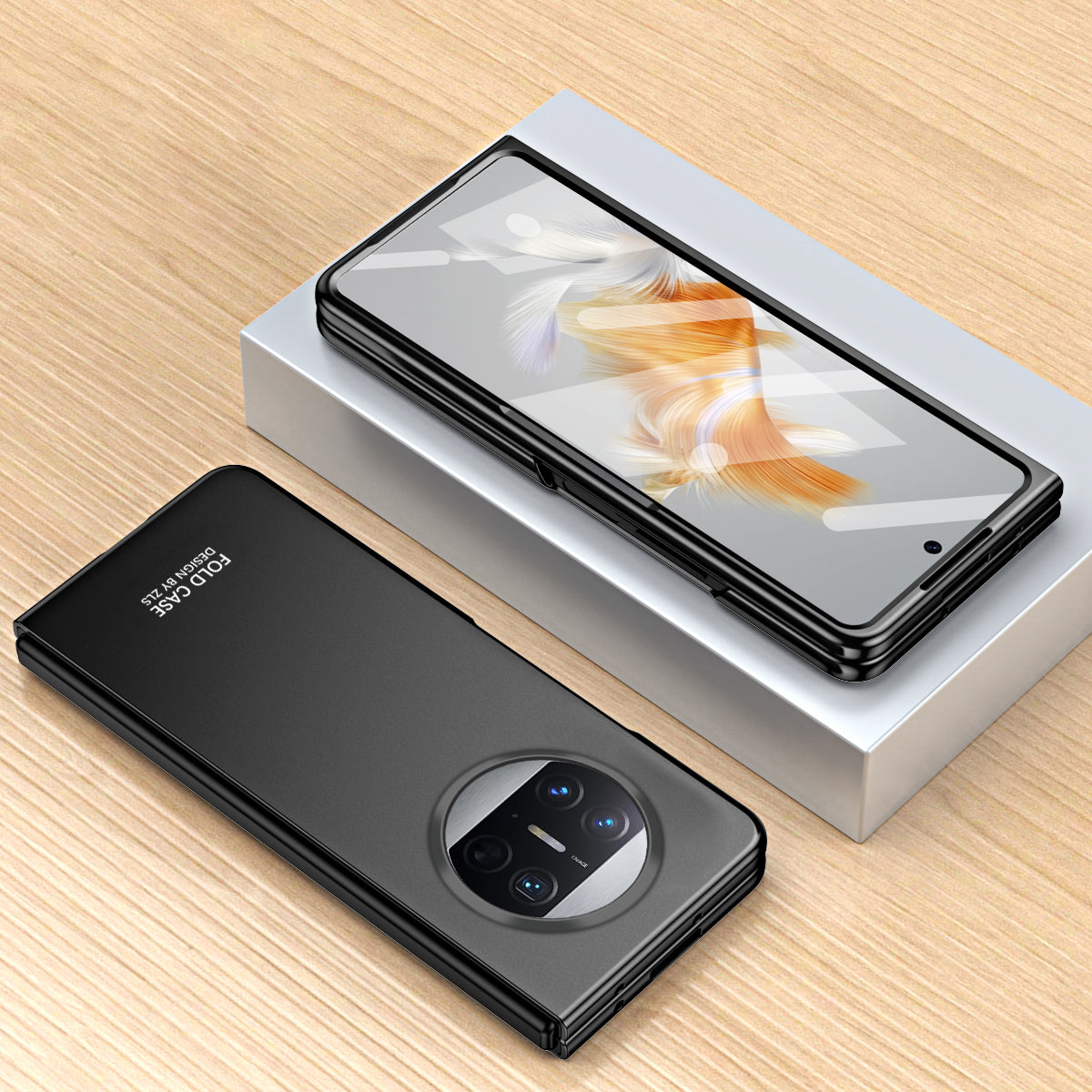For Huawei Mate X3 5G Protective Phone Case Hard PC Anti-Scratch Cover with Tempered Glass Film
