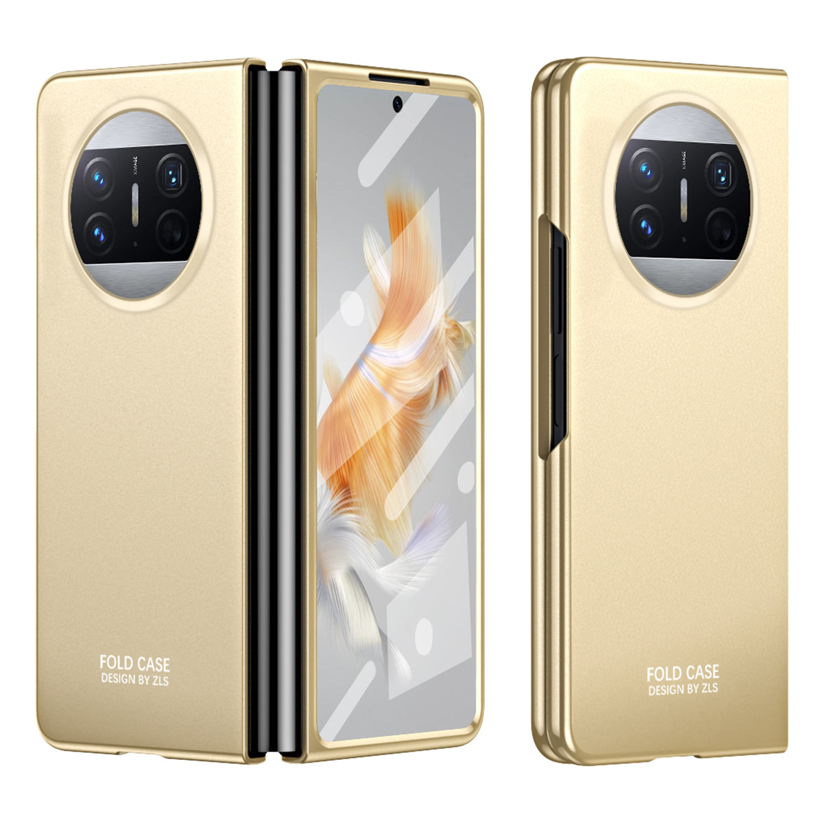 For Huawei Mate X3 5G Protective Phone Case Hard PC Anti-Scratch Cover with Tempered Glass Film