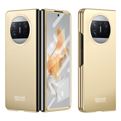 For Huawei Mate X3 5G Protective Phone Case Hard PC Anti-Scratch Cover with Tempered Glass Film