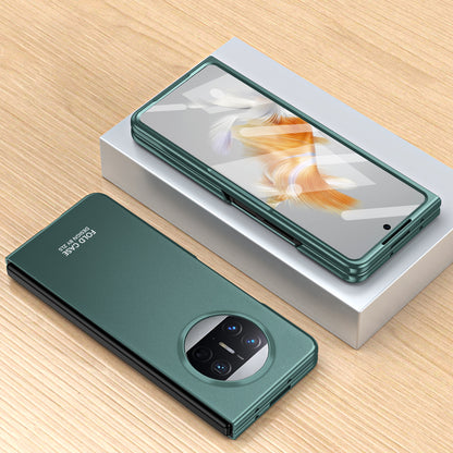 For Huawei Mate X3 5G Protective Phone Case Hard PC Anti-Scratch Cover with Tempered Glass Film