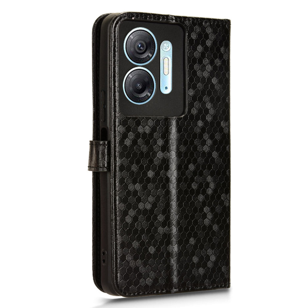 For Infinix Hot 30 5G Imprinted Wallet Phone Cover Anti-scratch PU Leather Stand Case
