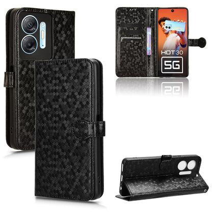 For Infinix Hot 30 5G Imprinted Wallet Phone Cover Anti-scratch PU Leather Stand Case