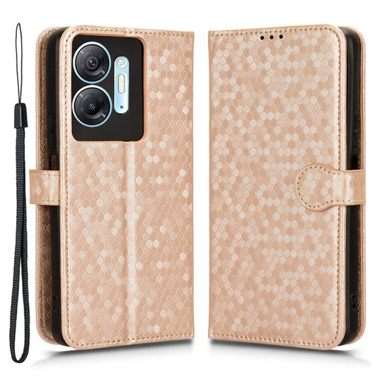 For Infinix Hot 30 5G Imprinted Wallet Phone Cover Anti-scratch PU Leather Stand Case