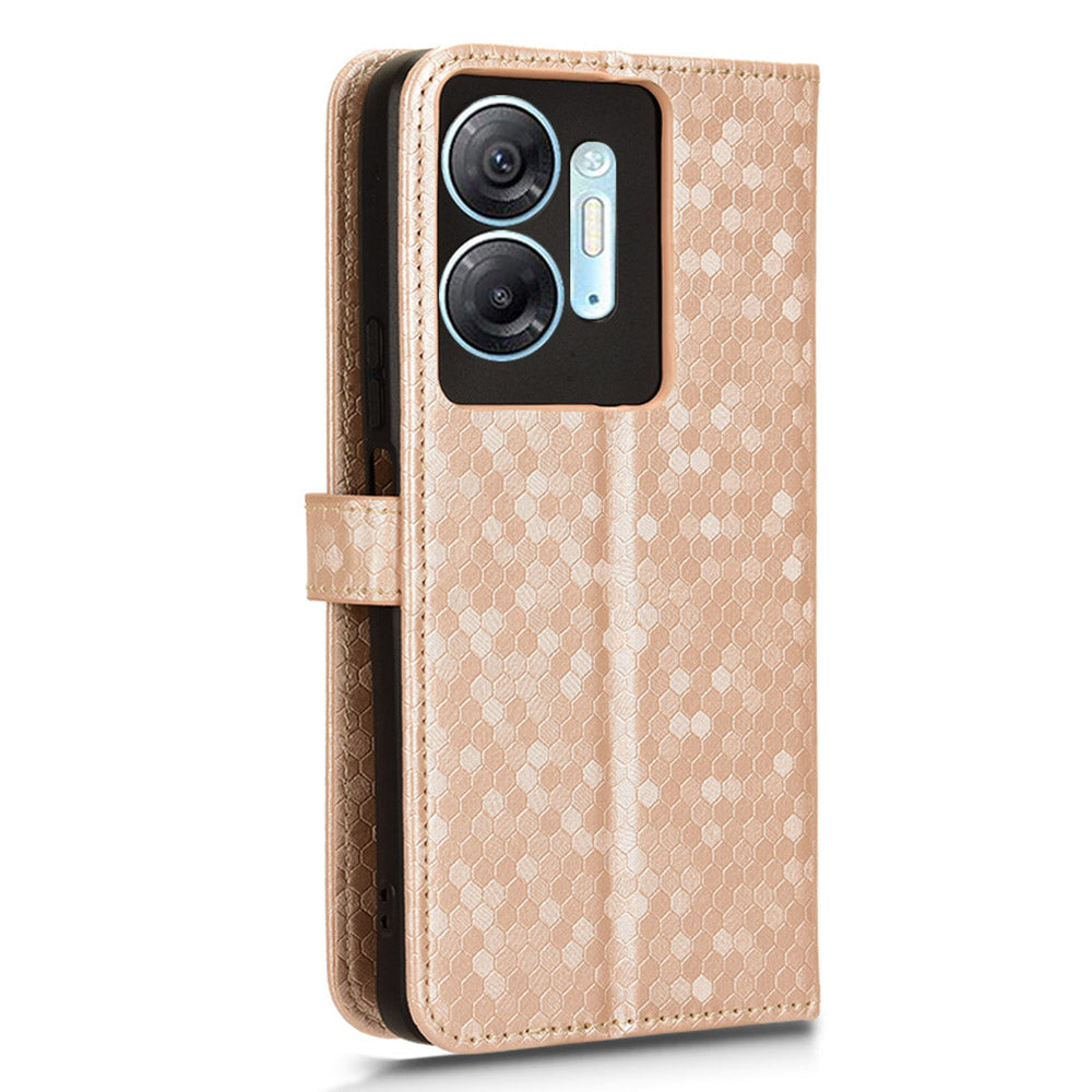 For Infinix Hot 30 5G Imprinted Wallet Phone Cover Anti-scratch PU Leather Stand Case
