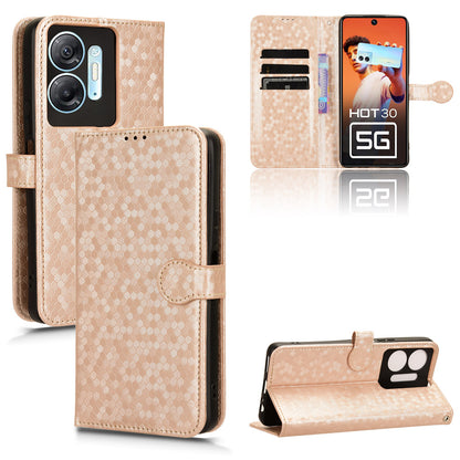 For Infinix Hot 30 5G Imprinted Wallet Phone Cover Anti-scratch PU Leather Stand Case