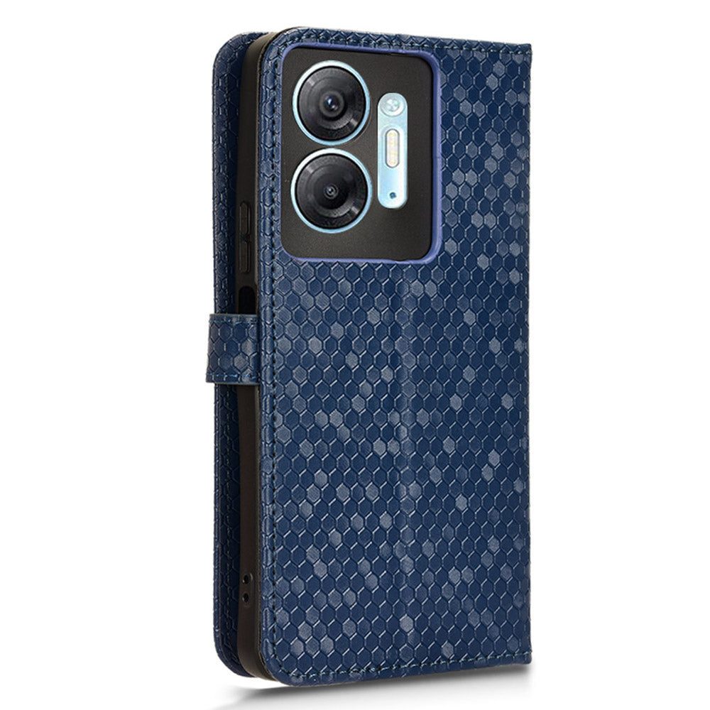 For Infinix Hot 30 5G Imprinted Wallet Phone Cover Anti-scratch PU Leather Stand Case