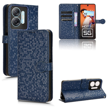 For Infinix Hot 30 5G Imprinted Wallet Phone Cover Anti-scratch PU Leather Stand Case