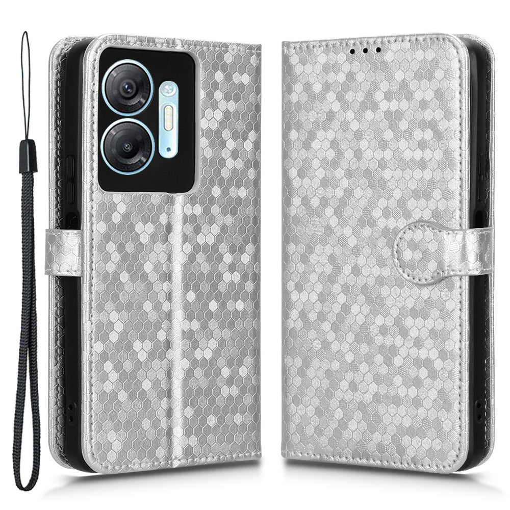 For Infinix Hot 30 5G Imprinted Wallet Phone Cover Anti-scratch PU Leather Stand Case