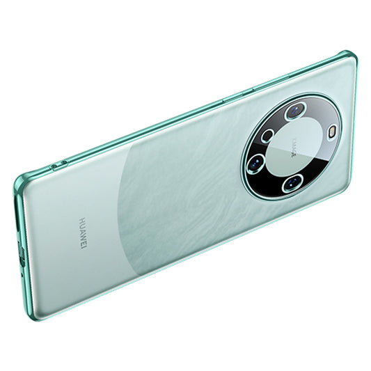 For Huawei Mate 60 Pro+ Case Vacuum Electroplating AG Fingerprint-Proof TPU Phone Cover