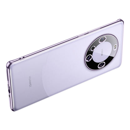 For Huawei Mate 60 Pro+ Case Vacuum Electroplating AG Fingerprint-Proof TPU Phone Cover