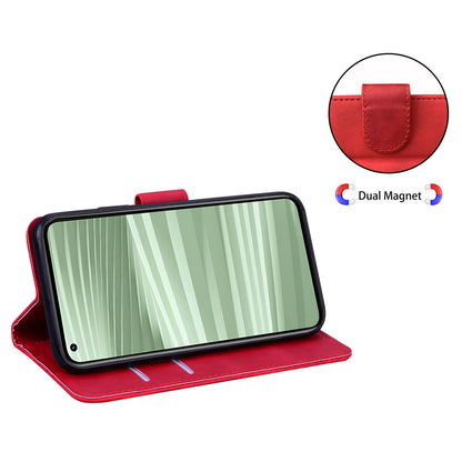 Stand Shell for Realme 11x 5G , PU Leather Flip Cover Butterfly Printing Phone Wallet Case