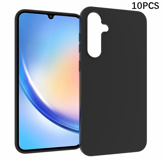 10Pcs  /  Pack for Samsung Galaxy S23 FE Phone TPU Case Dual-sided Matte Finish Phone Cover