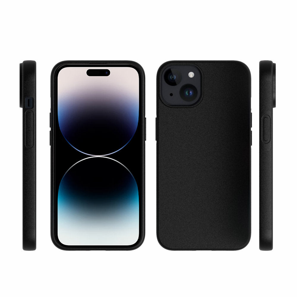 10Pcs  /  Pack for iPhone 15 Anti-Fingerprint Phone Shell Dual-sided Matte Cover TPU Phone Case