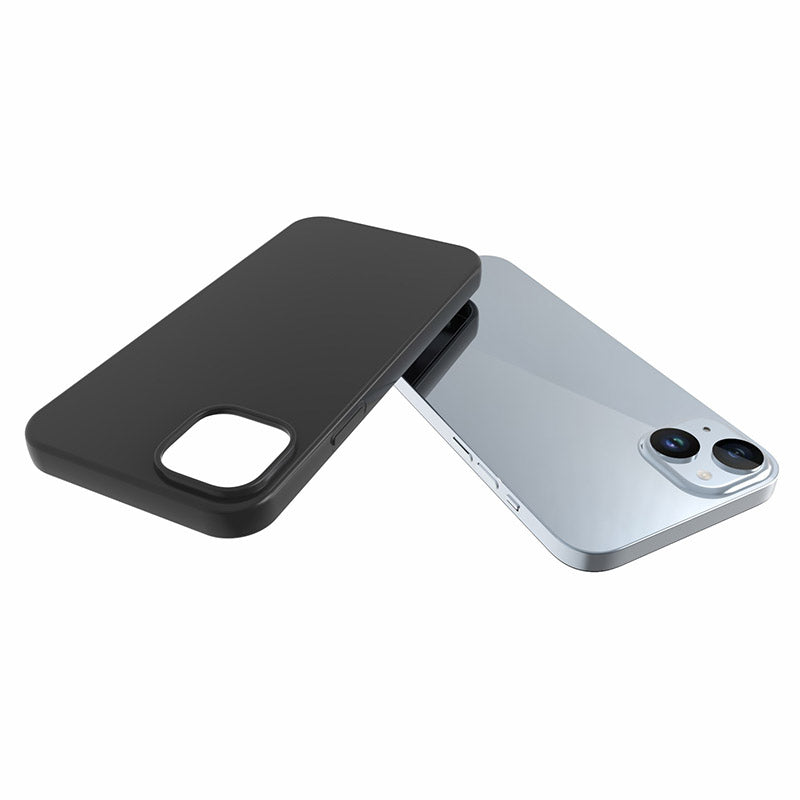 10Pcs  /  Pack Dual-sided Matte Phone Cover for iPhone 15 Plus , Flexible TPU Phone Case