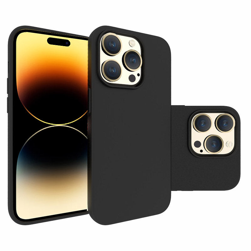 10Pcs  /  Pack for iPhone 15 Pro Cell Phone Cover Dual-sided Matte TPU Smartphone Case