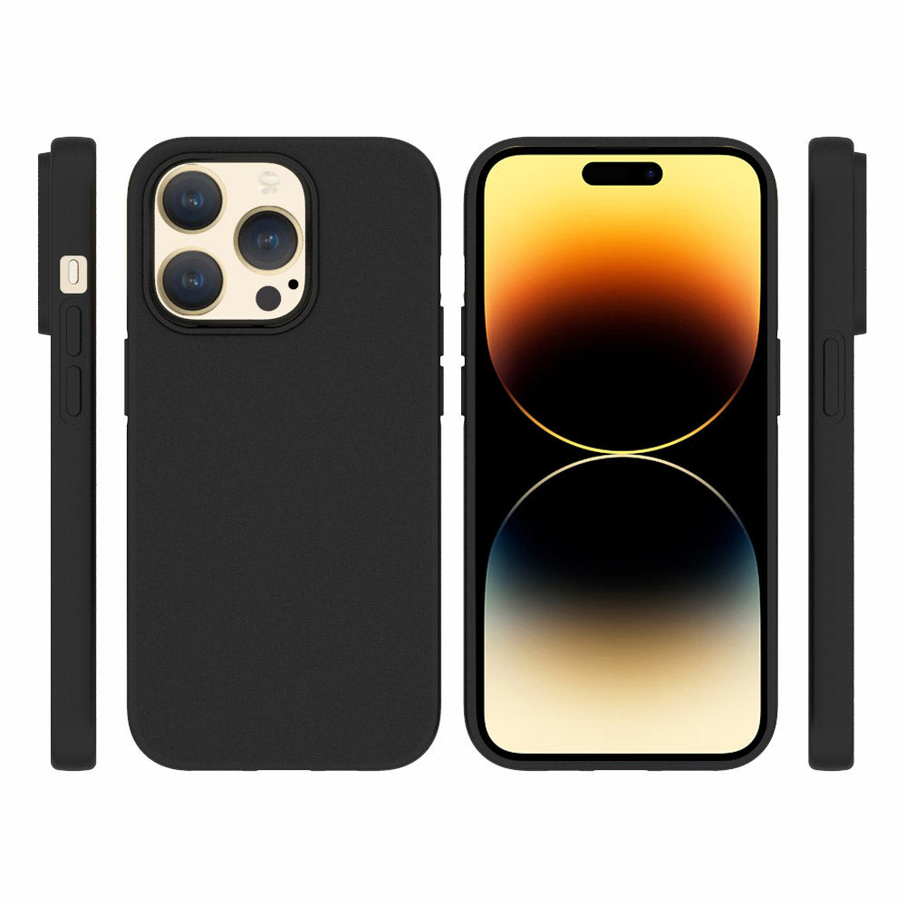 10Pcs  /  Pack for iPhone 15 Pro Cell Phone Cover Dual-sided Matte TPU Smartphone Case