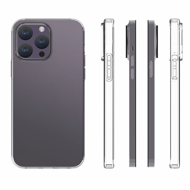 10Pcs  /  Pack Clear Phone Shell For iPhone 15 Pro Max , TPU Case Inner Watermark-Free Texture Phone Cover