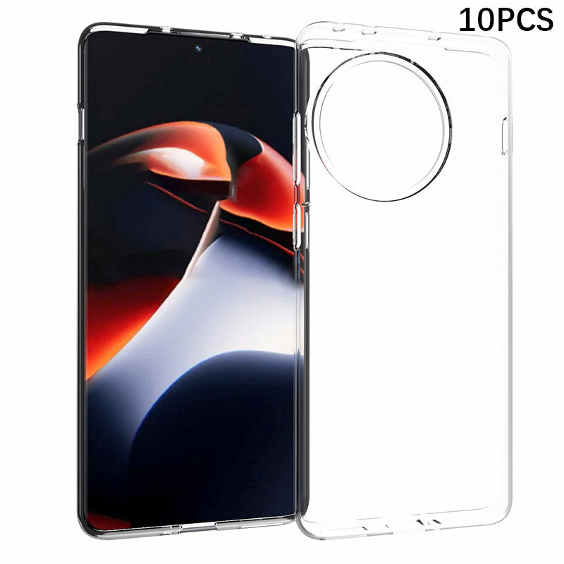 10Pcs  /  Pack For OnePlus Ace 2 Pro 5G Clear Cover Inner Watermark-Free Texture TPU Phone Case