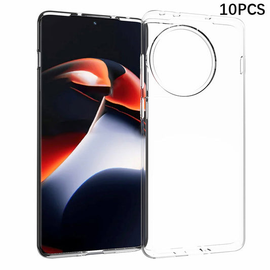 10Pcs  /  Pack For OnePlus Ace 2 Pro 5G Clear Cover Inner Watermark-Free Texture TPU Phone Case