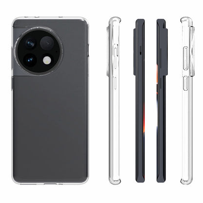 10Pcs  /  Pack For OnePlus Ace 2 Pro 5G Clear Cover Inner Watermark-Free Texture TPU Phone Case