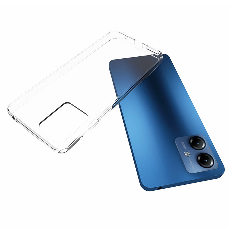 10Pcs  /  Pack For Motorola Moto G14 4G TPU Case Inner Watermark-Free Texture Flexible Phone Cover