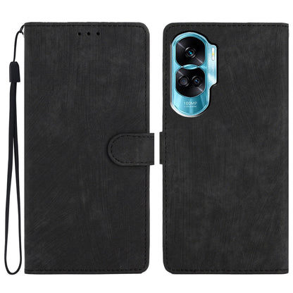 For Honor 90 Lite 5G / X50i 5G Case Solid Color PU Leather Wallet Phone Cover