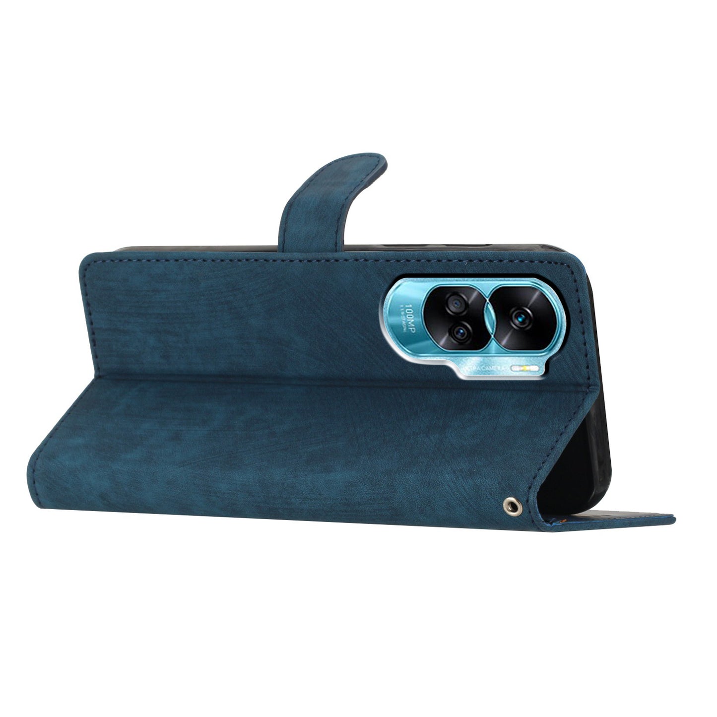 For Honor 90 Lite 5G / X50i 5G Case Solid Color PU Leather Wallet Phone Cover