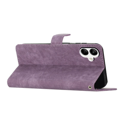 For Samsung Galaxy A05 4G Case PU Leather Folding Stand Solid Color Phone Cover