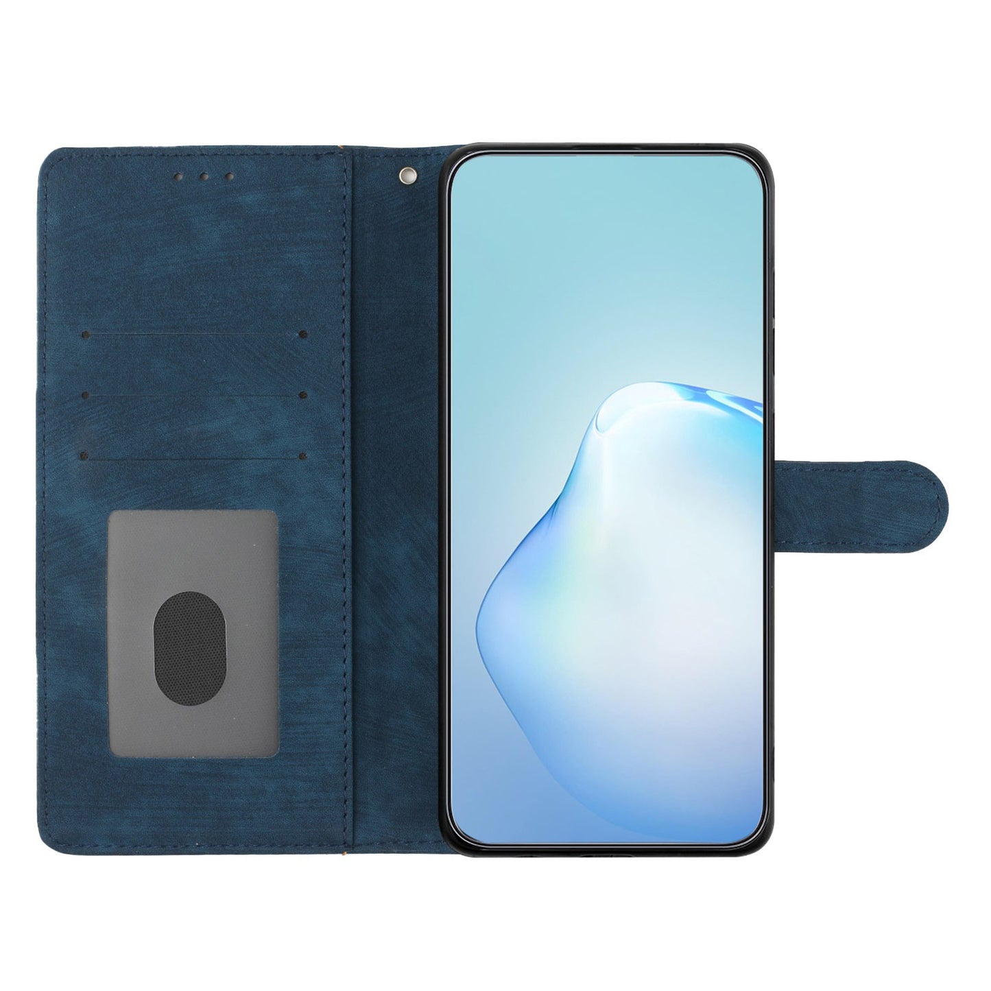 For Samsung Galaxy A05 4G Case PU Leather Folding Stand Solid Color Phone Cover