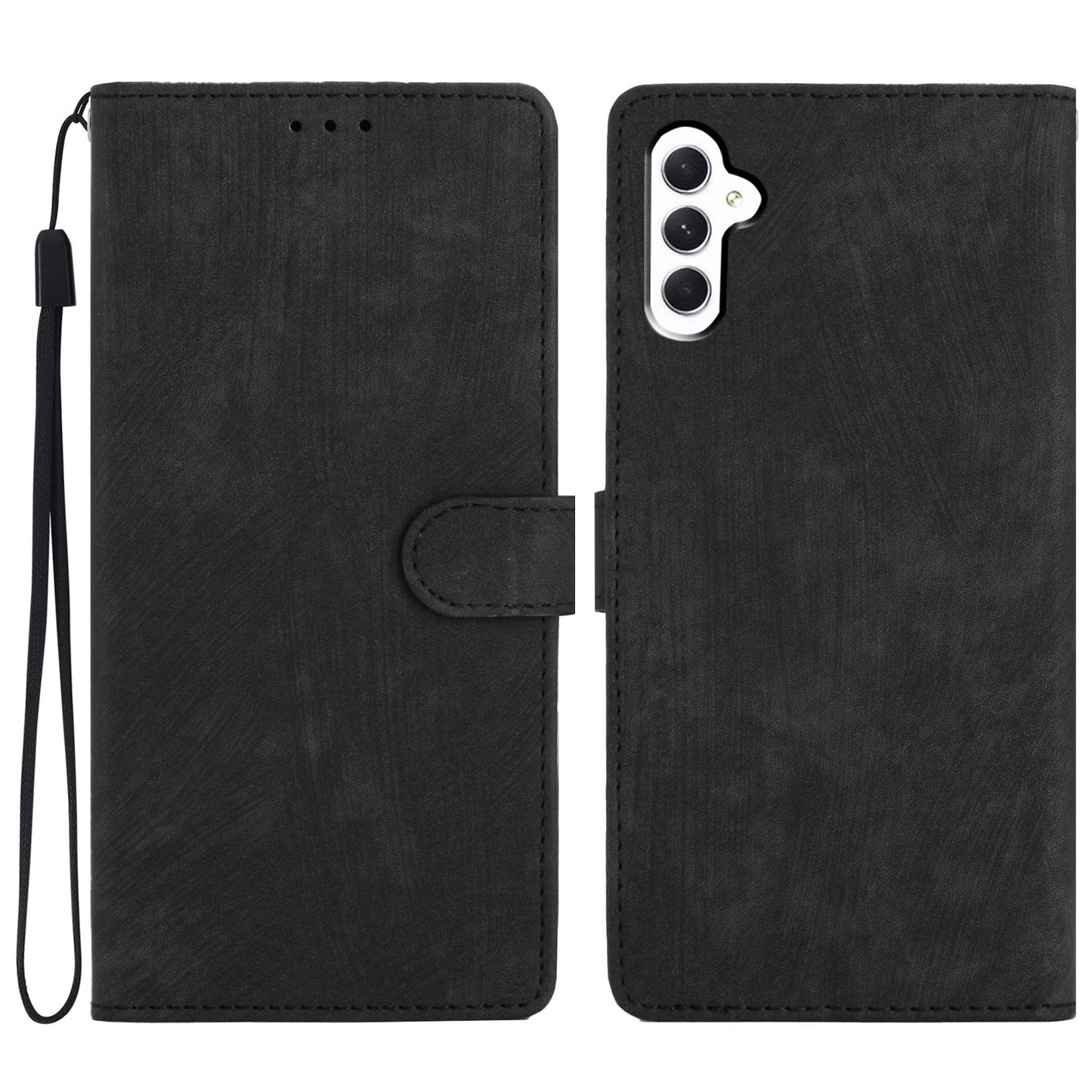 For Samsung Galaxy A05s 4G Case Skin-touch Feeling PU Leather Phone Cover