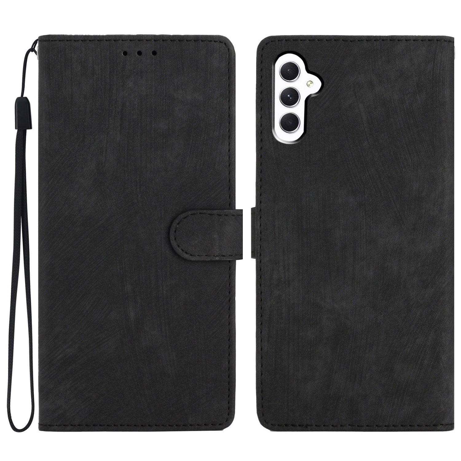 For Samsung Galaxy A05s 4G Case Skin-touch Feeling PU Leather Phone Cover