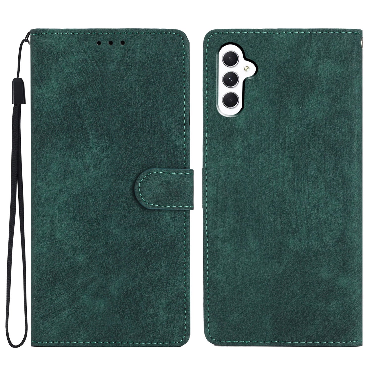 For Samsung Galaxy A05s 4G Case Skin-touch Feeling PU Leather Phone Cover